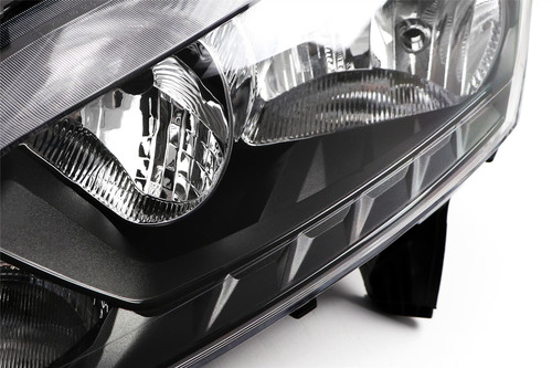 Headlight left black Ford Transit Connect 14- Valeo