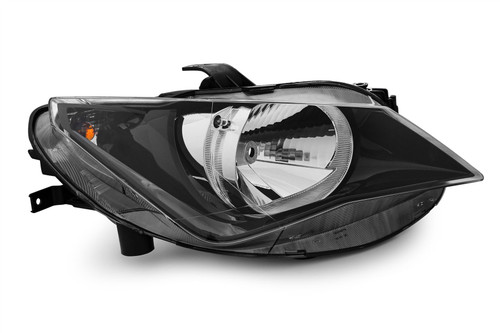 Headlight right black Seat Ibiza 12-16
