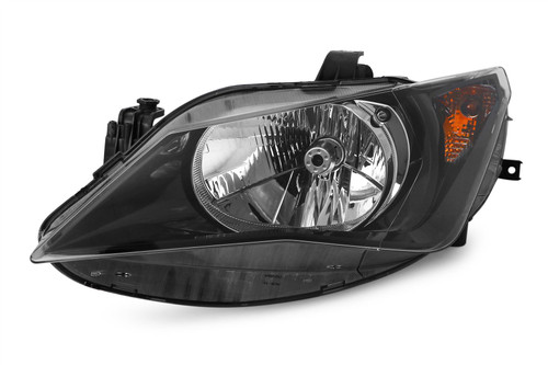 Headlight left black Seat Ibiza 12-16