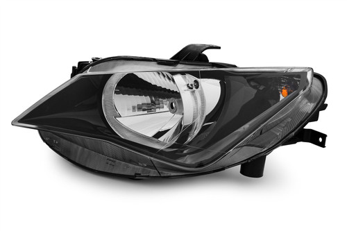 Headlight left black Seat Ibiza 12-16