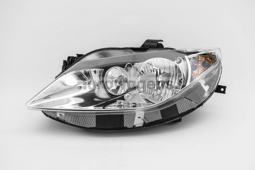 Headlight left chrome Seat Ibiza 08-11