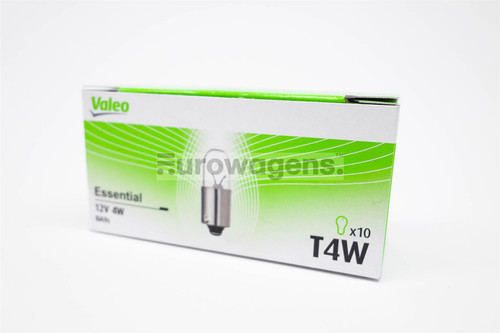 T4W x10 Parking number plate light bulb Valeo Essential - Trade Pack
