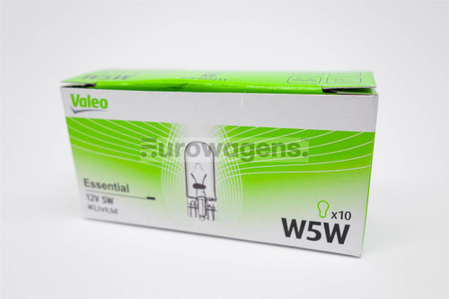 W5W x10 Parking light bulb Valeo Essential - Trade Pack