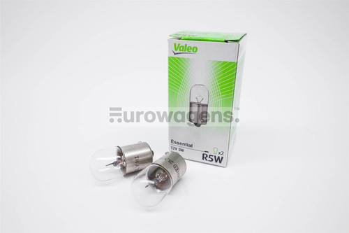 R5W x2 parking number plate light bulb Valeo Essential