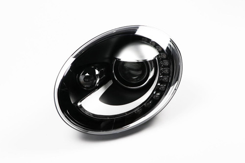 Headlight left black bi-xenon DRL VW Beetle 11-18
