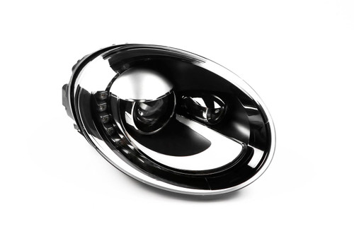 Headlight right black bi-xenon DRL VW Beetle 11-18