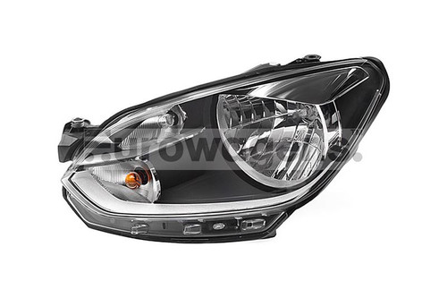 Headlight left chrome VW Up 11-16