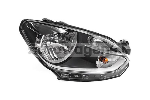 Headlight right chrome VW Up 11-16