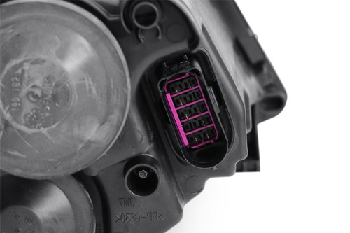 Headlight left black VW Polo 6R 14-17