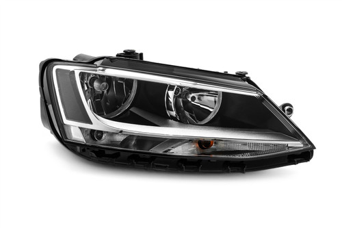 Headlight right black VW Jetta MK4 11-18