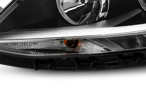 Headlight left black VW Jetta MK4 10-18