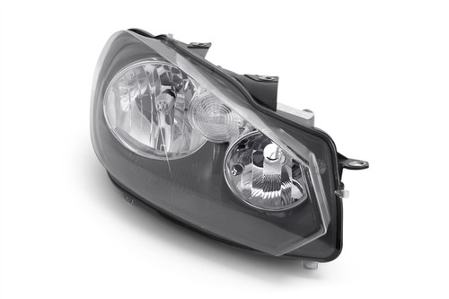 Headlight right black VW Golf MK6 08-12 Hella