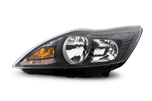 Headlight black left Ford Focus MK2 08-10