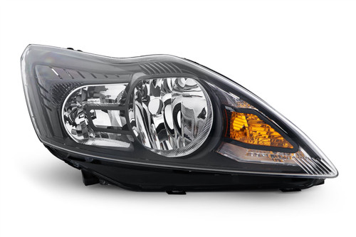 Headlight black right Ford Focus MK2 08-10