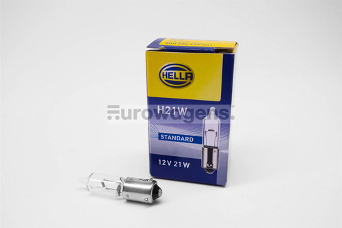 H21W x1 brake indicator rear fog light bulb Hella
