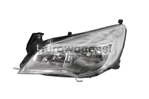 Headlight left chrome DRL Vauxhall Astra J MK6 10-12