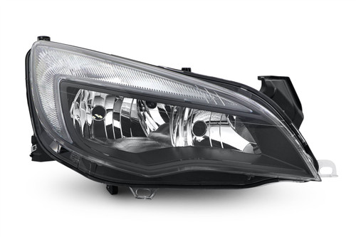 Headlight right black DRL Vauxhall Astra J MK6 13-15