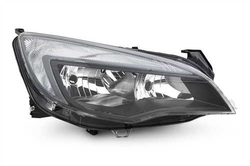 Headlight right black DRL Vauxhall Astra J MK6 13-15