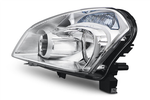 Headlight left Nissan Qashqai 07-10 Hella