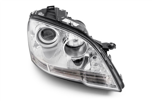 Headlight right projector chrome Mercedes Benz M Class W164 08-11
