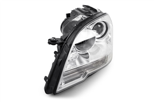 Headlight left projector chrome Mercedes Benz M Class W164 08-11
