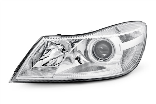 Headlight left Skoda Octavia 09-13 Hella