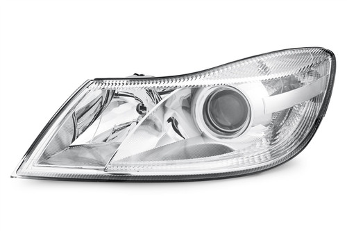 Headlight left Skoda Octavia 09-13 Hella