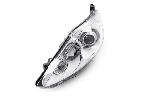 Headlight left projector chrome Ford Fiesta MK6 08-12