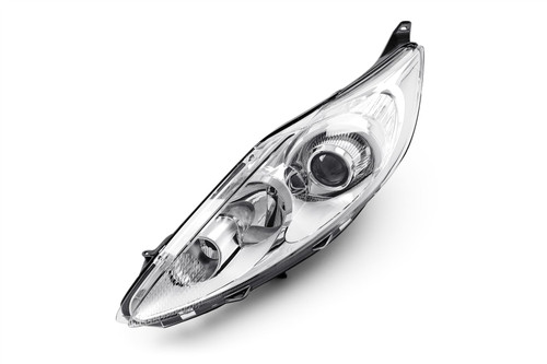 Headlight left projector chrome Ford Fiesta MK6 08-12