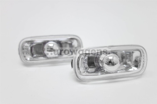 Side indicators set clear Audi A3 03-08