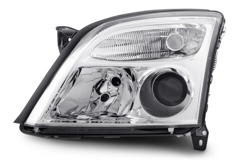 Headlight left chrome Vauxhall Vectra C Signum
