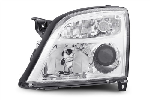 Headlight left chrome Vauxhall Vectra C Signum