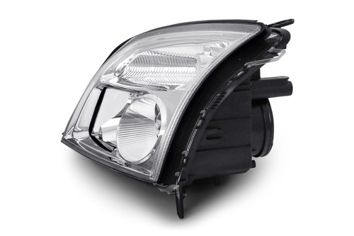 Headlight left chrome Vauxhall Vectra C Signum