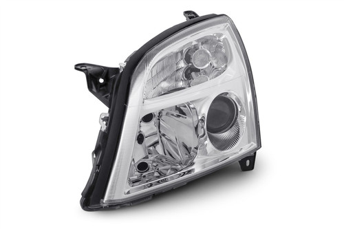 Headlight left chrome Vauxhall Vectra C Signum