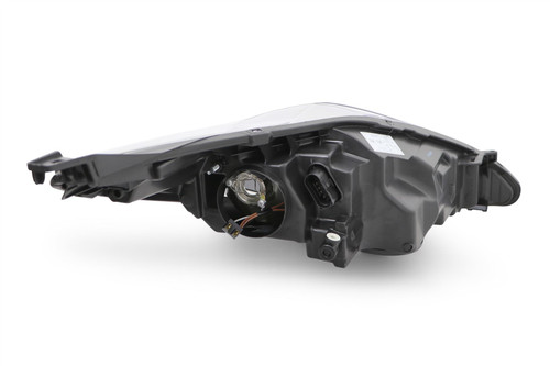 Headlight left black Ford Fiesta MK6 08-12 Hella