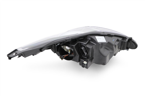 Headlight left black Ford Fiesta MK6 08-12 Hella