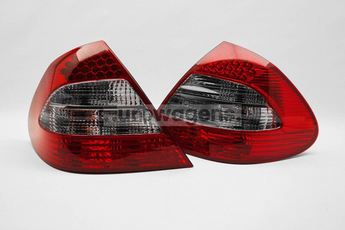 Rear lights set smoked red LED Mercedes Benz E Class W211 02-05 Saloon