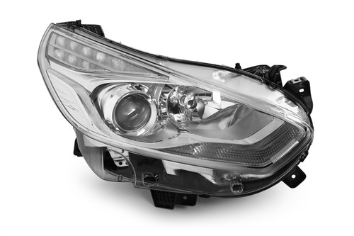 Headlight right chrome LED DRL Ford Galaxy 15-