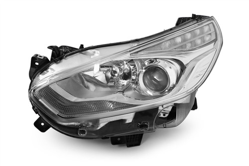 Headlight left chrome LED DRL Ford Galaxy 15-