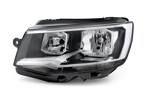 Headlight left black VW Transporter T6 16-19