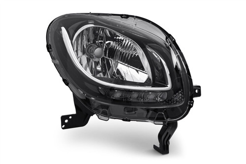 Headlight right black LED DRL Smart ForFour 15-17