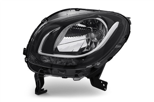 Headlight left black LED DRL Smart ForFour 15-17