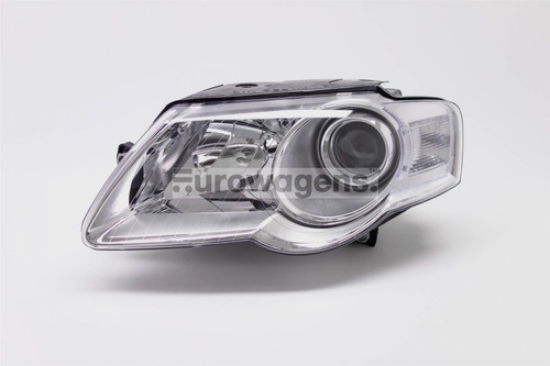 Headlight left chrome VW Passat 3C 05-10 Valeo