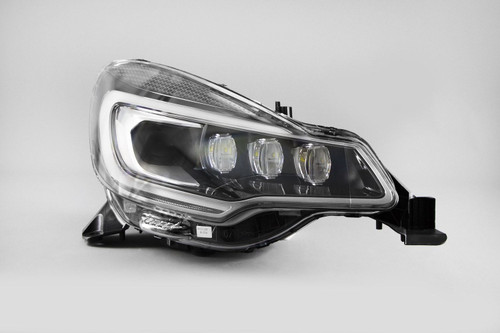 Headlight right black bi xenon LED DRL Ciroen DS3 13-15