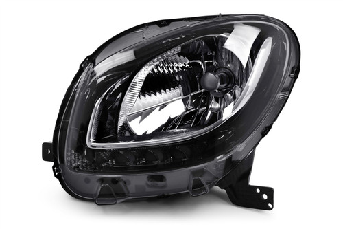 Headlight left black LED DRL Smart ForTwo 15-17
