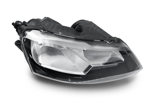 Headlight right black Skoda Rapid 12-16