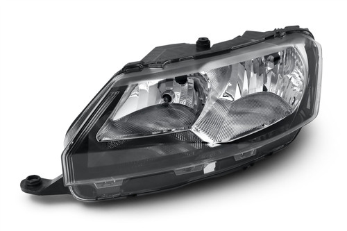 Headlight left black Skoda Rapid 12-16