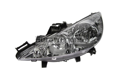 Headlight left with fog light Peugeot 207 06-11 Valeo
