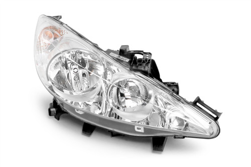 Headlight right Peugeot 207 06-11