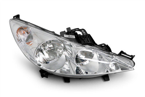 Headlight right Peugeot 207 06-11
